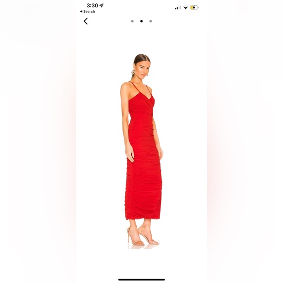 ELLIATT PIPPA DRESS IN RED SIZE SMALL - Picture 2 of 5